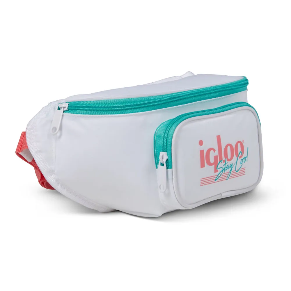 00060951-Igloo-Retro Fanny Pack Cooler Bag - White