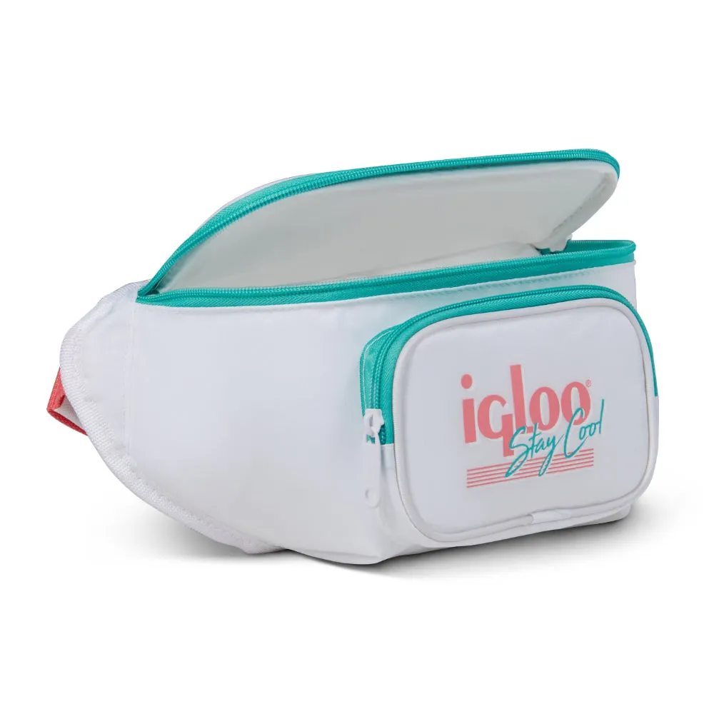 00060951-Igloo-Retro Fanny Pack Cooler Bag - White