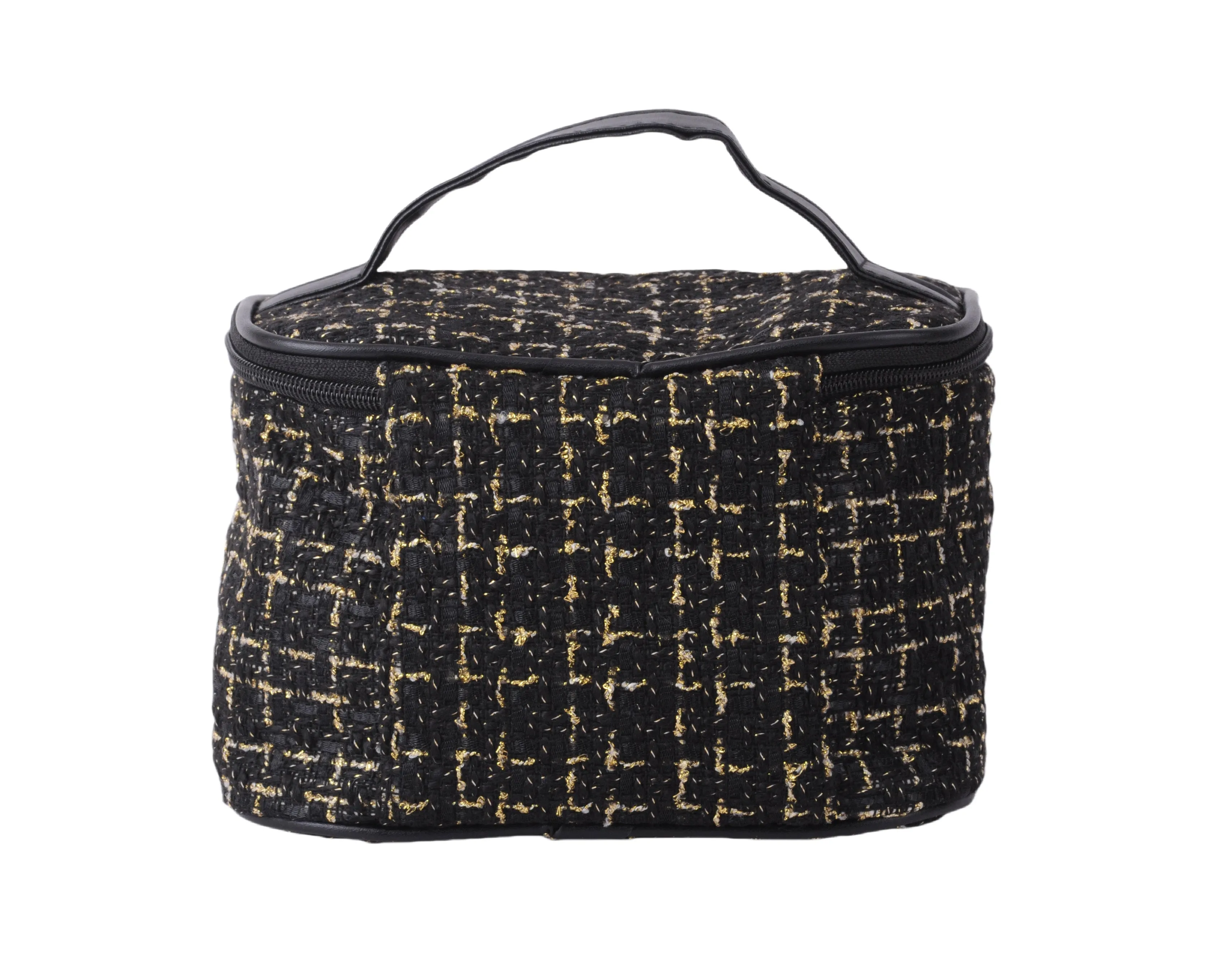 1707 - Tweed Soft Train with Pearl Bee Hardware