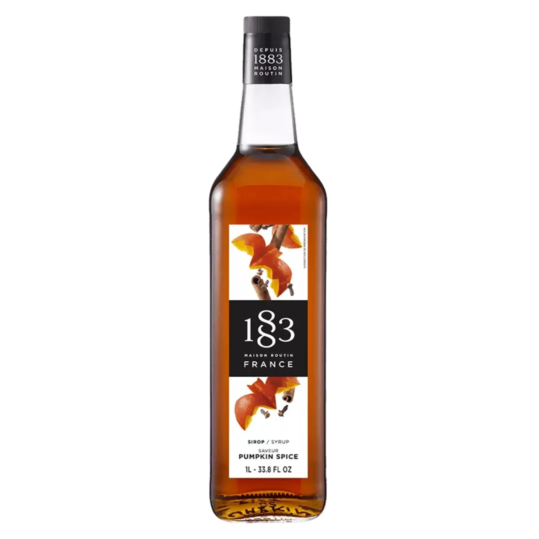 1883 Pumpkin Spice Syrup 1L Glass Bottle