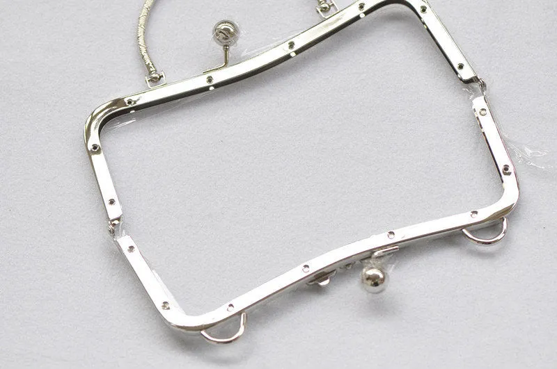 9" Metal Handle Purse Frame Vintage Clutch Bag Making Supplier 23cm x 9cm