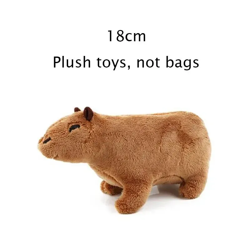 Adorable Capybara Plush Backpack for Kids - Cute Animal Design Bag