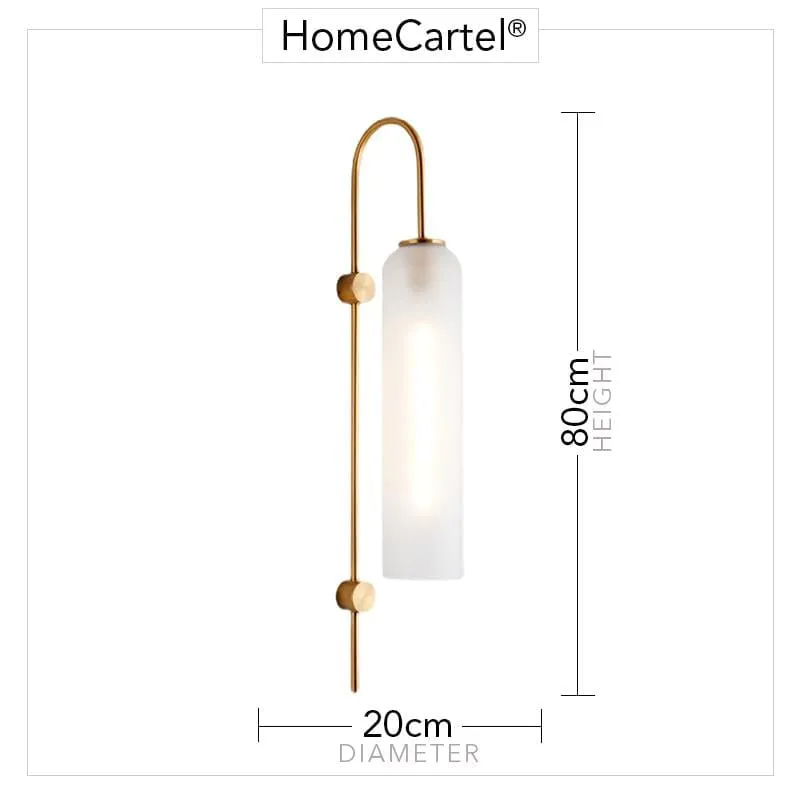 Agneta | Glass Modern Wall Light