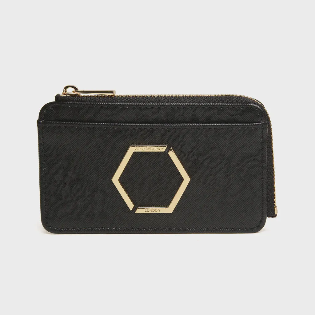 Alice Wheeler Bath Coin Purse - Black