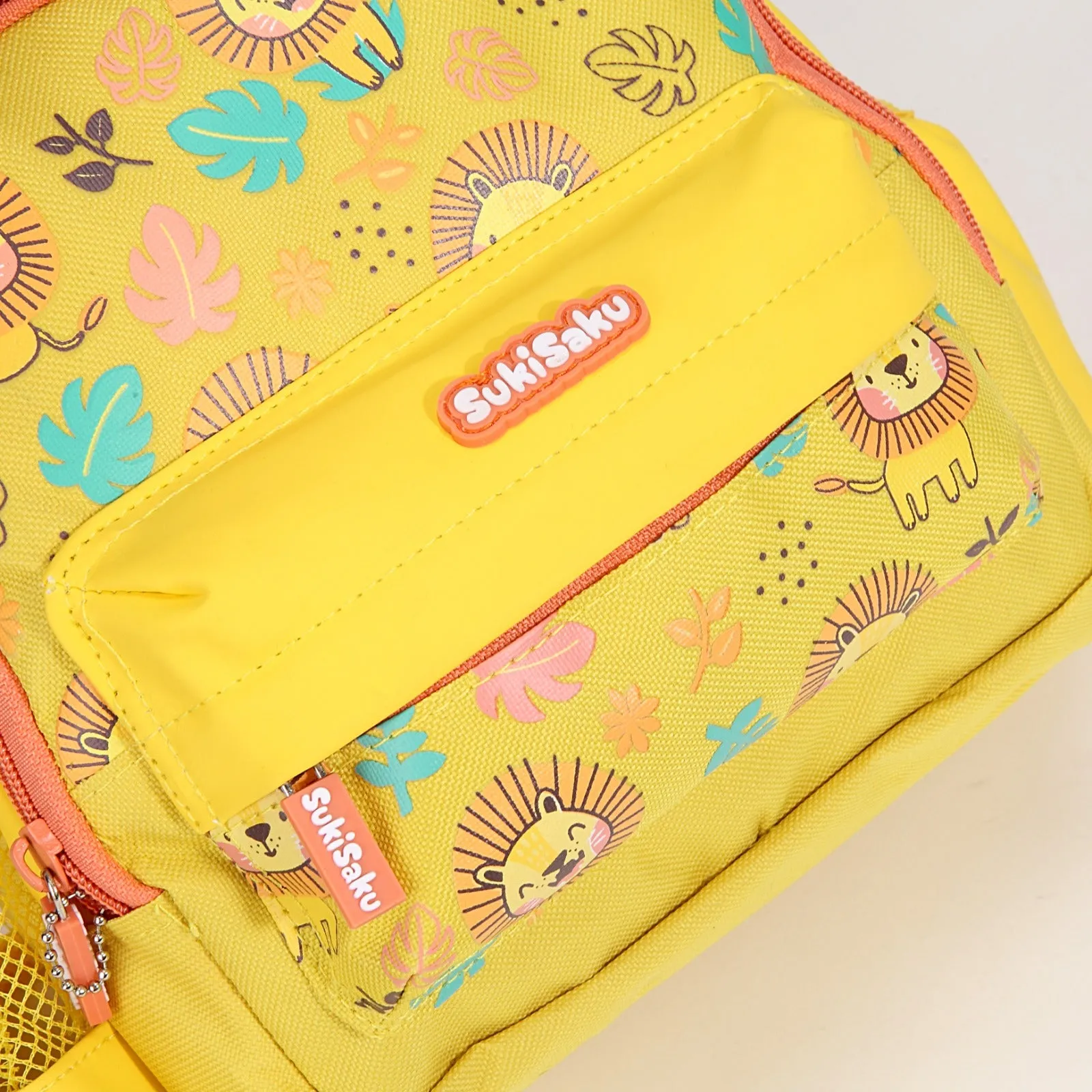 Animal Design Backpack with Front Pocket for Kids