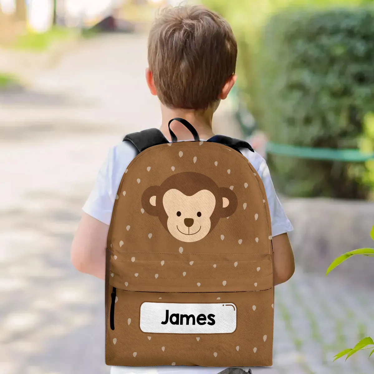 Be Unique Be Happy Be You - Personalized Backpack - Animal Version