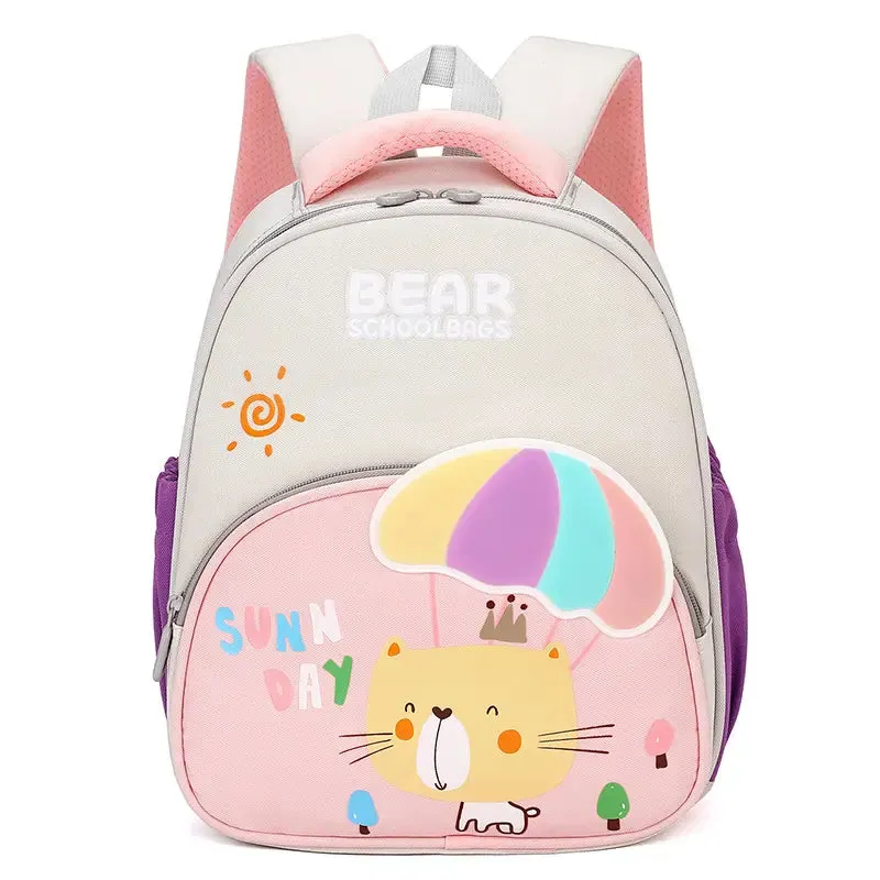 Bear Design School Backpack For Kids