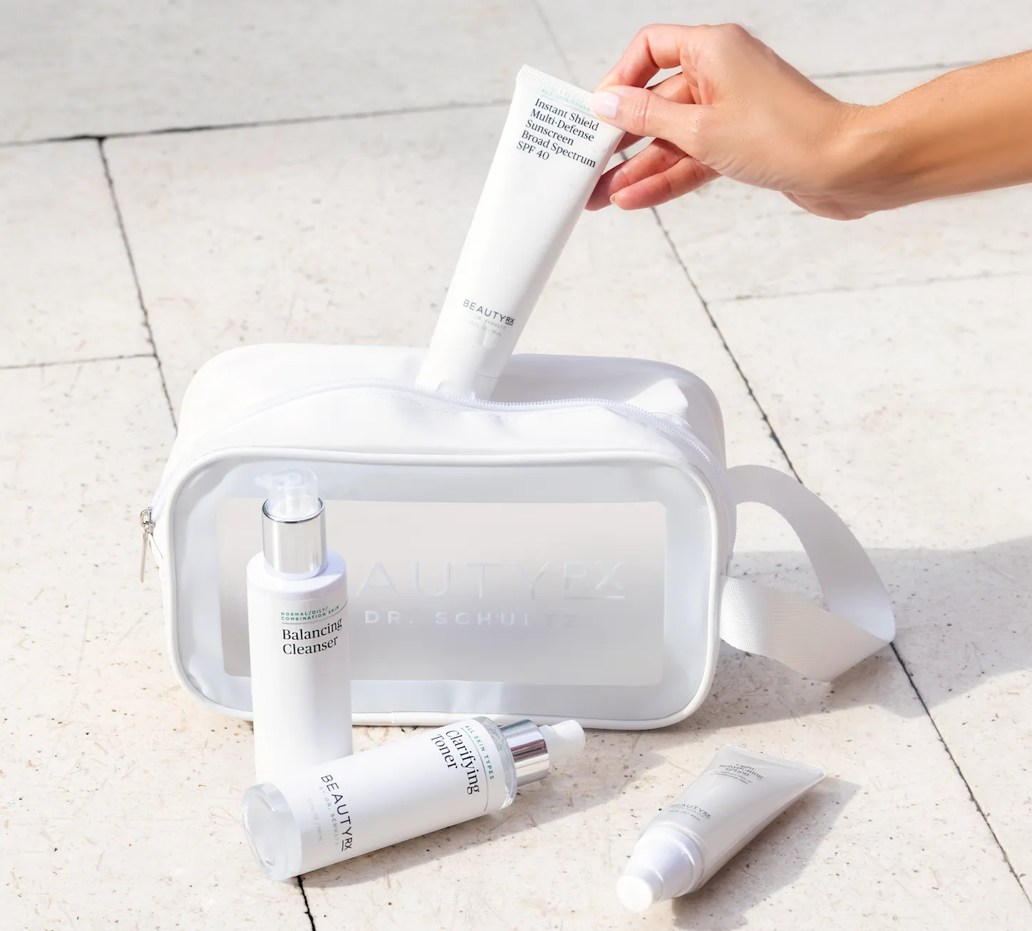 BeautyRx Clear Cosmetic Bag