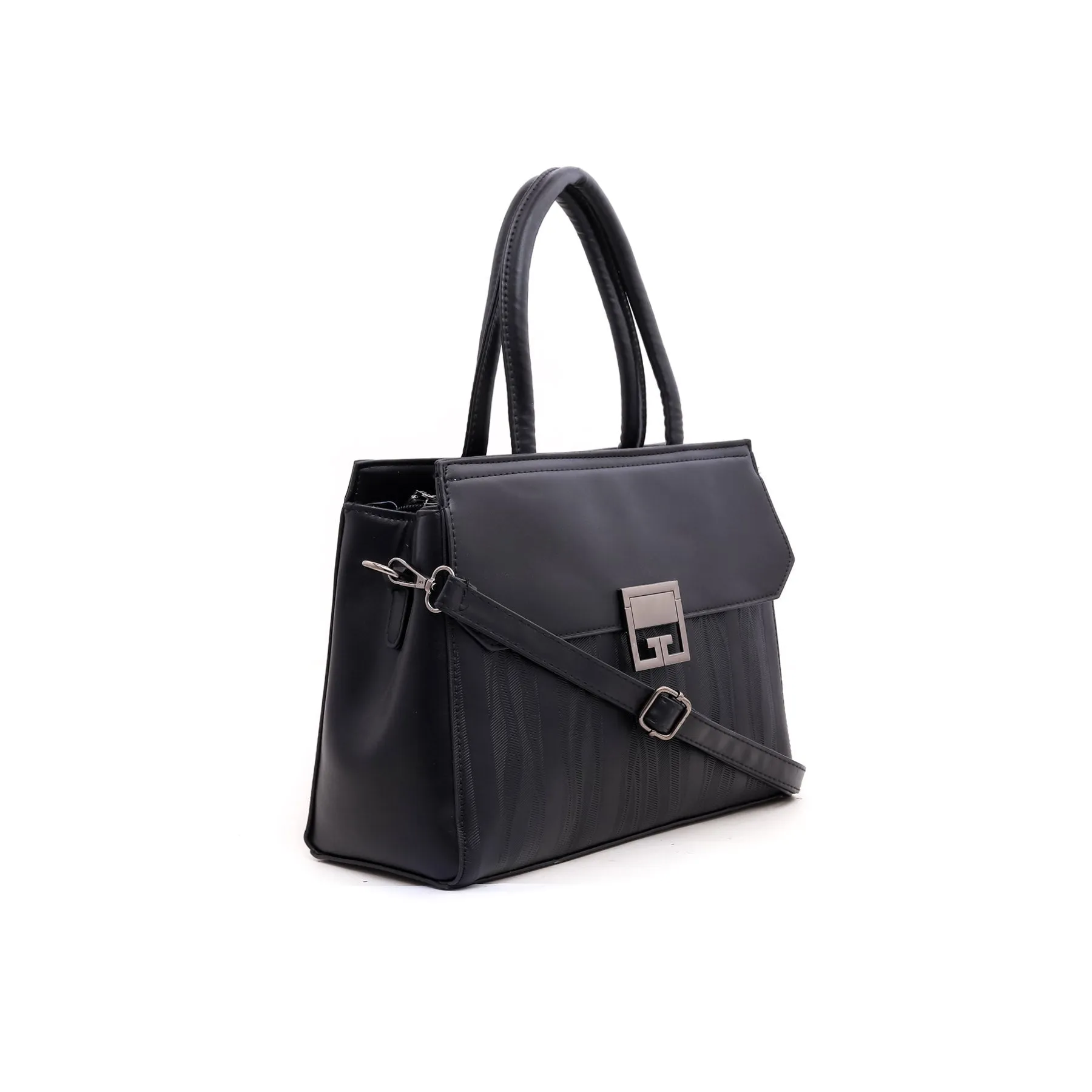 Black Formal Hand Bag P35879