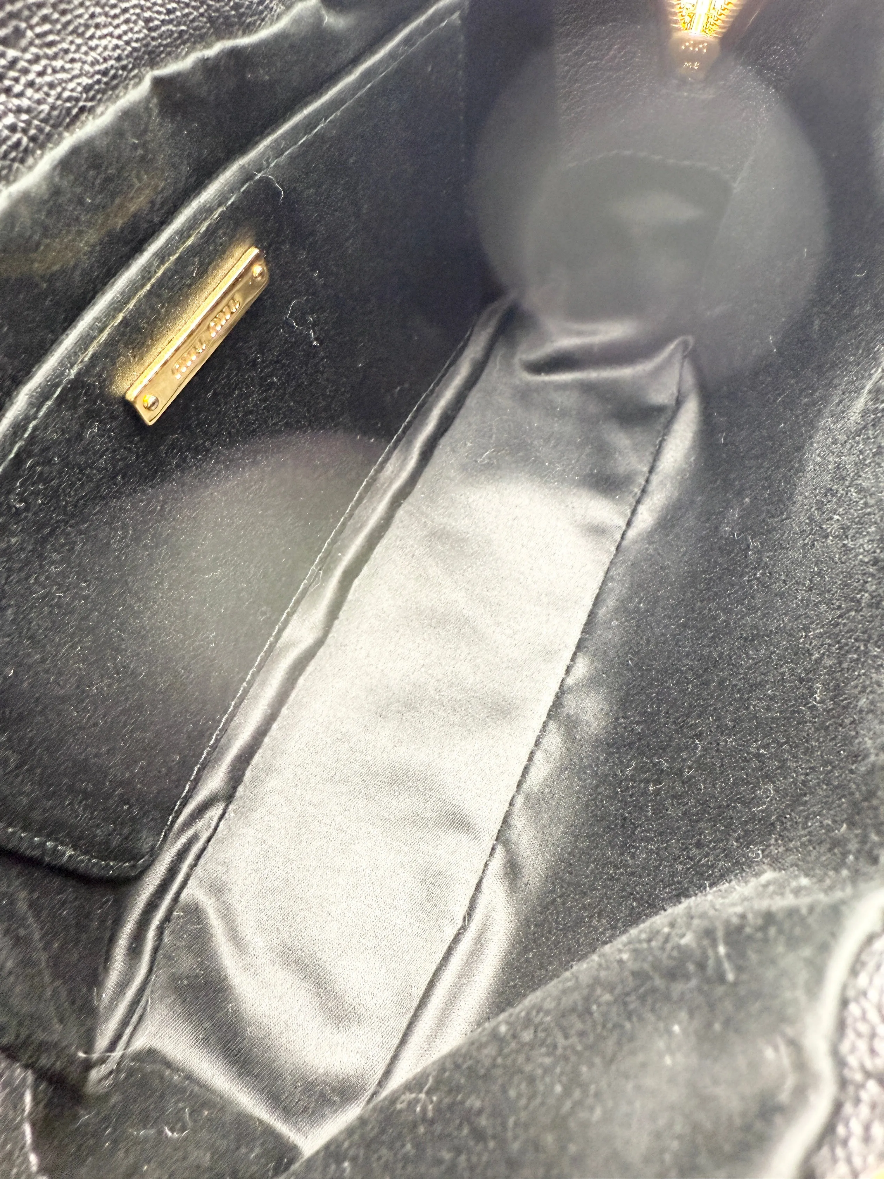 Black Pebbled Leather Camera Bag