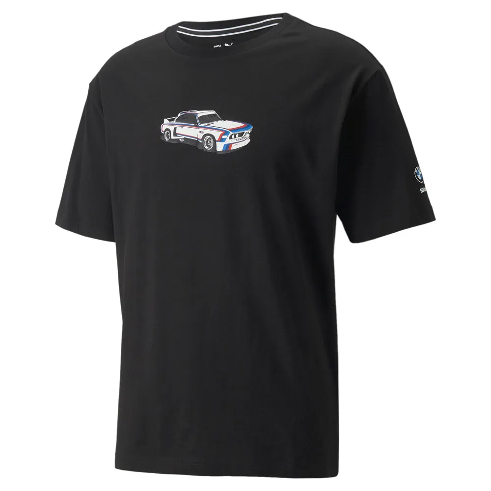 BMW MMS Statement Car Graphic Crew Neck Short Sleeve T-Shirt