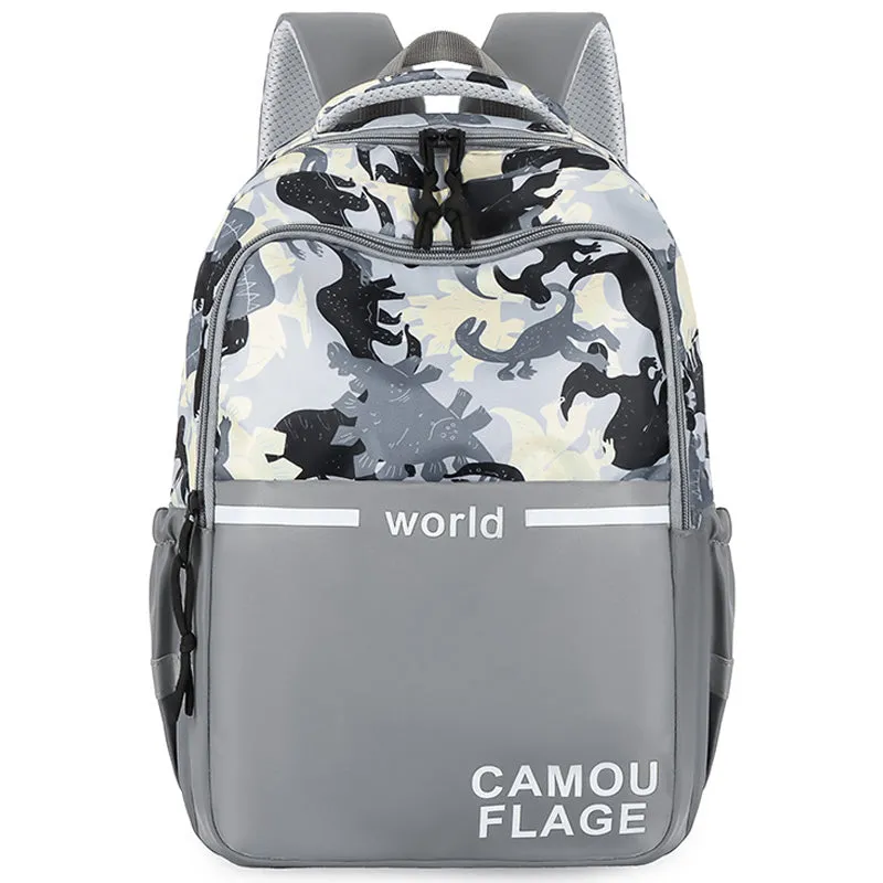 Boys Camo Backpacks Elementary School Bookbag For 1-3 Grade Kids