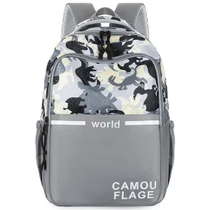 Boys Camo Backpacks Elementary School Bookbag For 1-3 Grade Kids