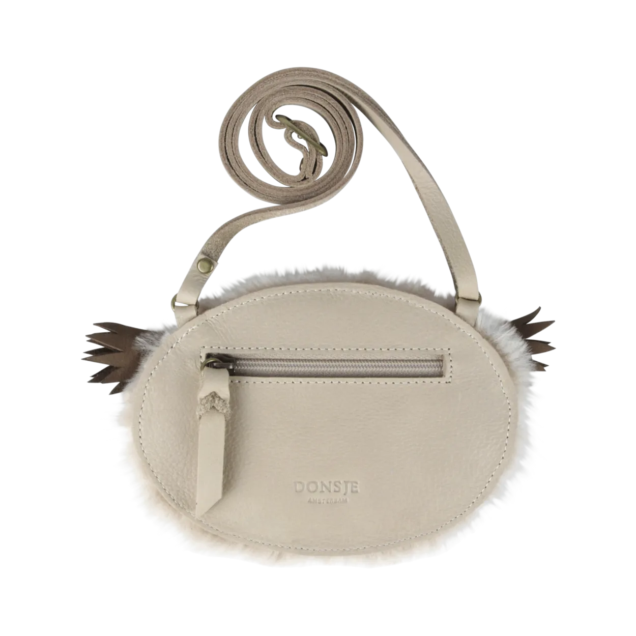 Britta Exclusive Purse | Owl | Ivory Classic Leather