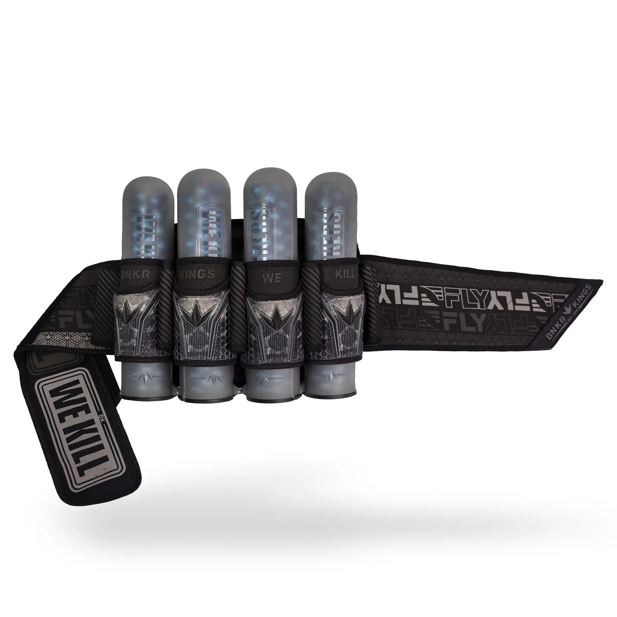 Bunkerkings Fly2 Pack - Black Skull - 4 7