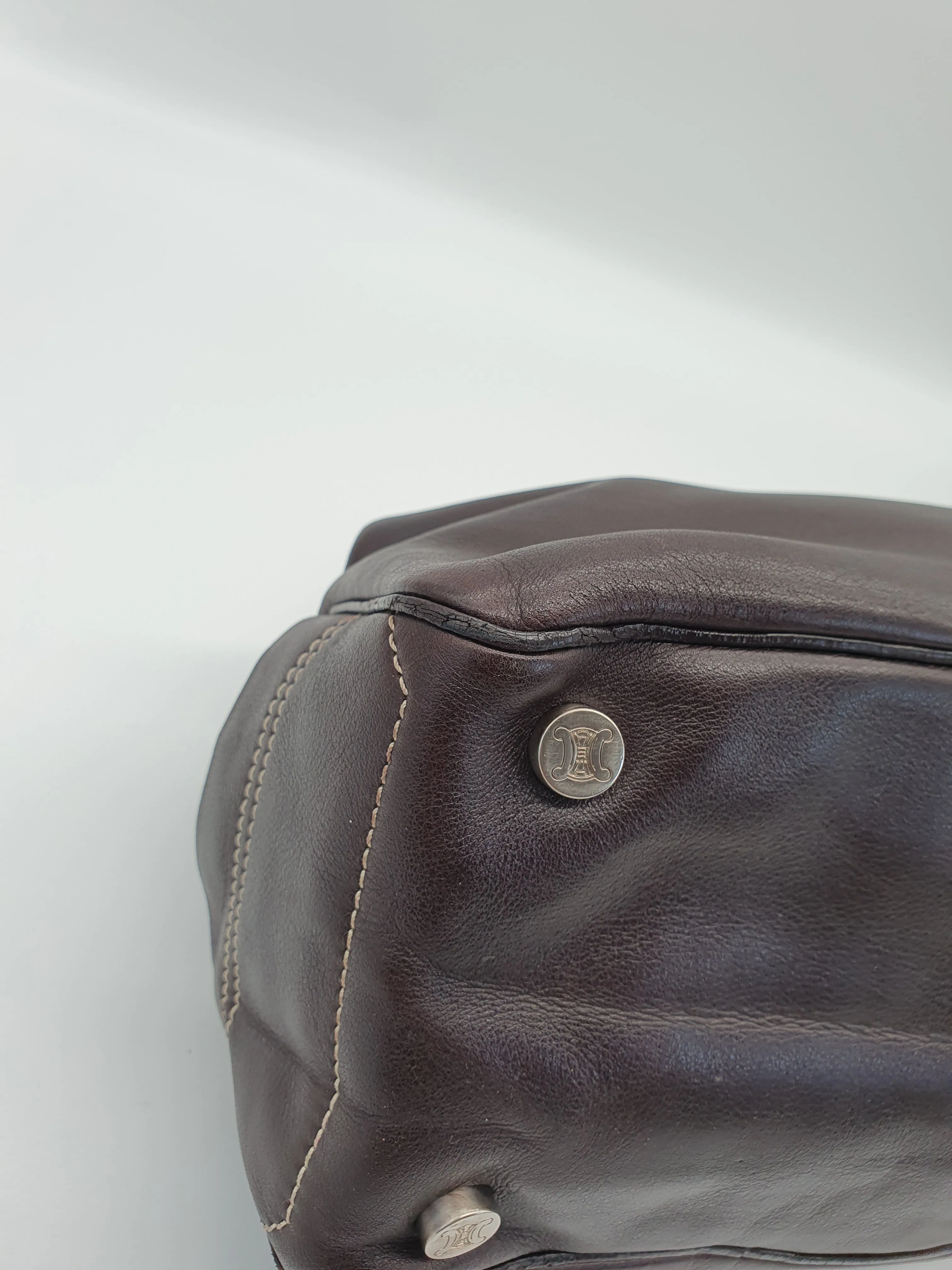 Celine vintage kiss lock handbag