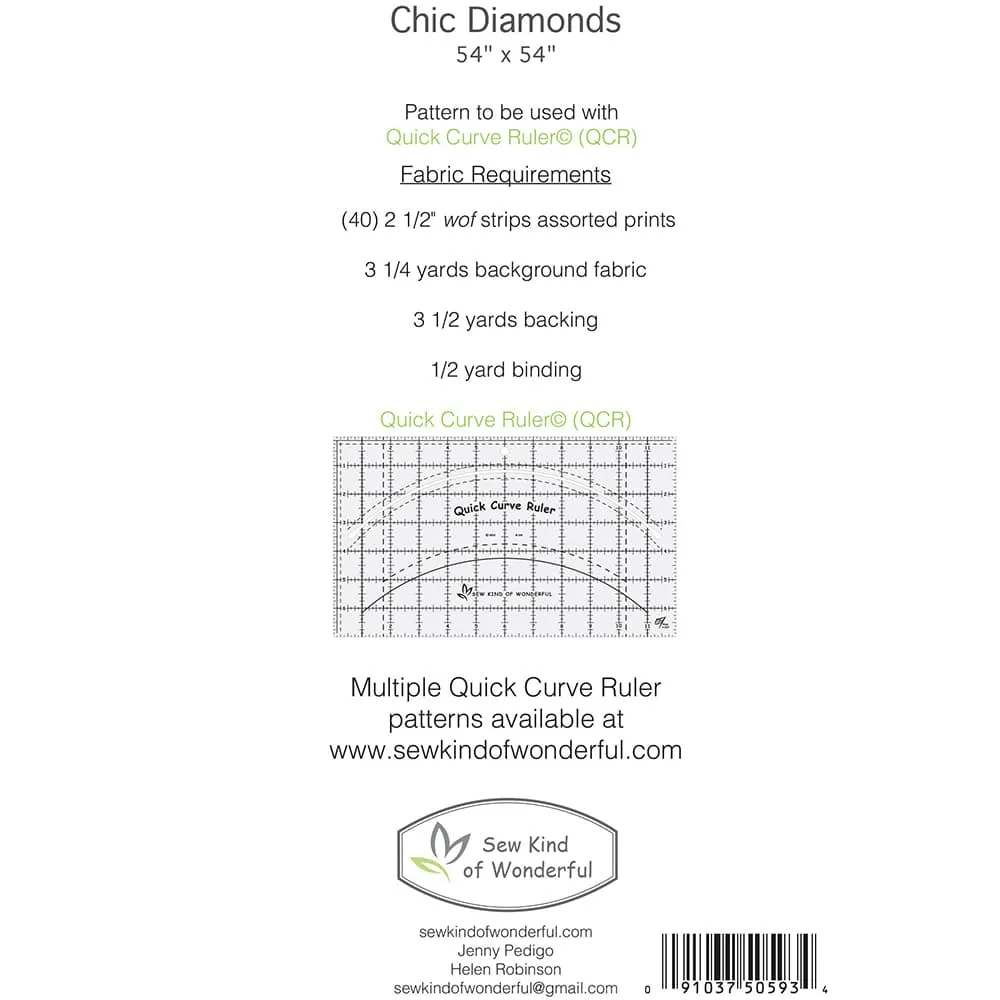 Chic Diamonds Quilt Pattern