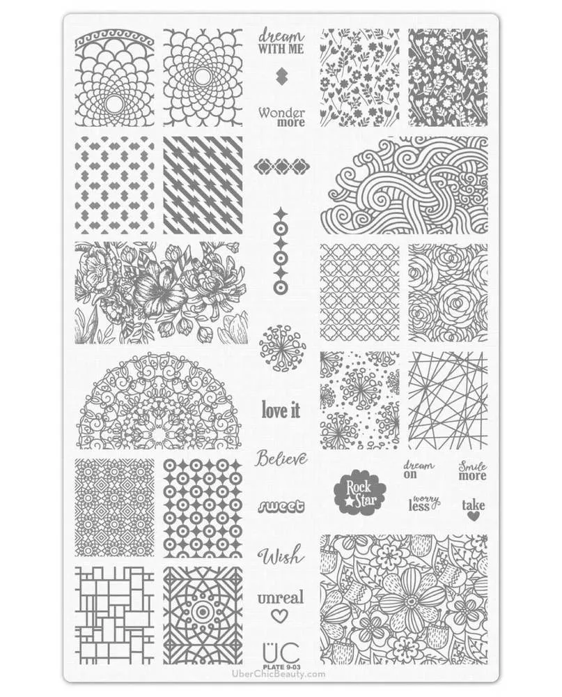 Collection 9 - Uber Chic Stamping Plates