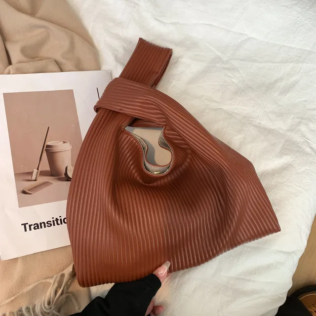 Cruz Women's Pleated Leather Handbag