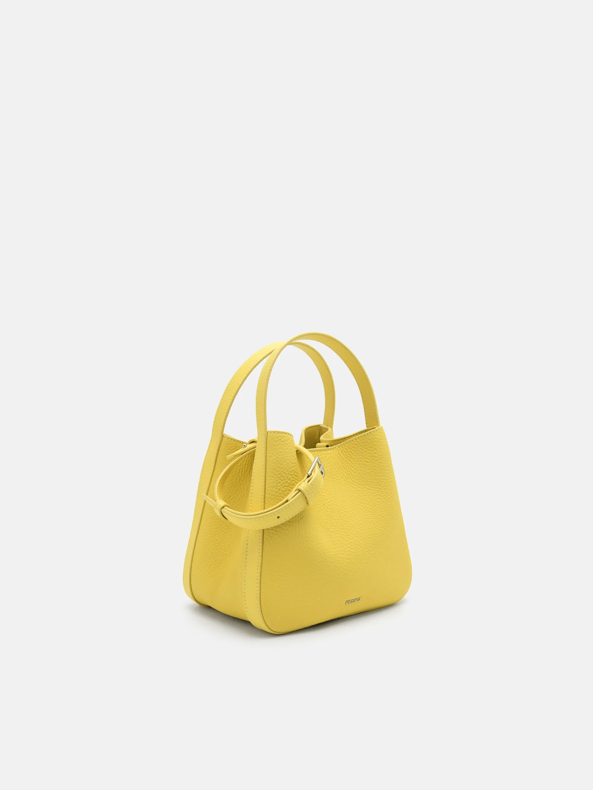 Demi Leather Bucket Bag