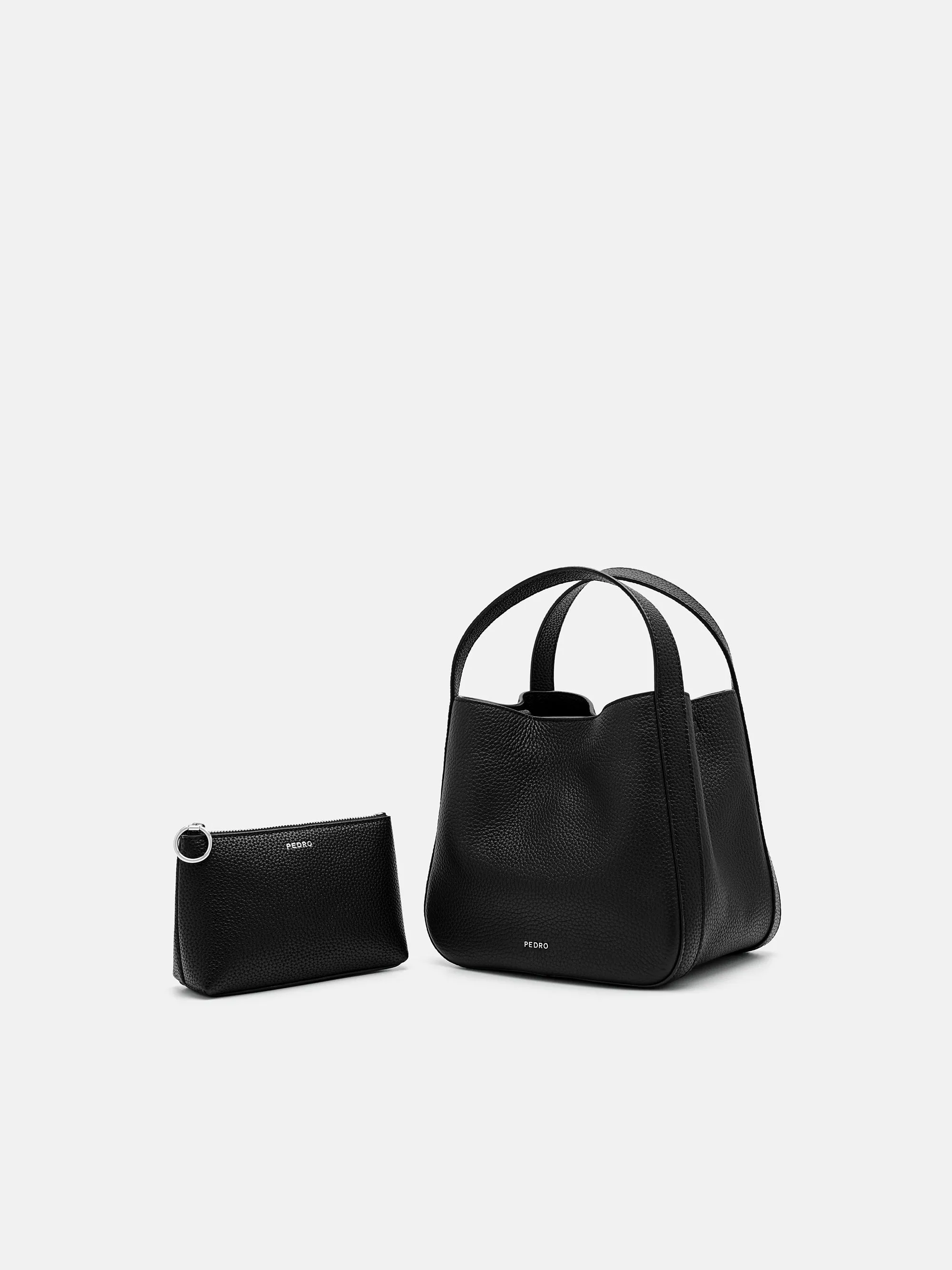 Demi Leather Bucket Bag