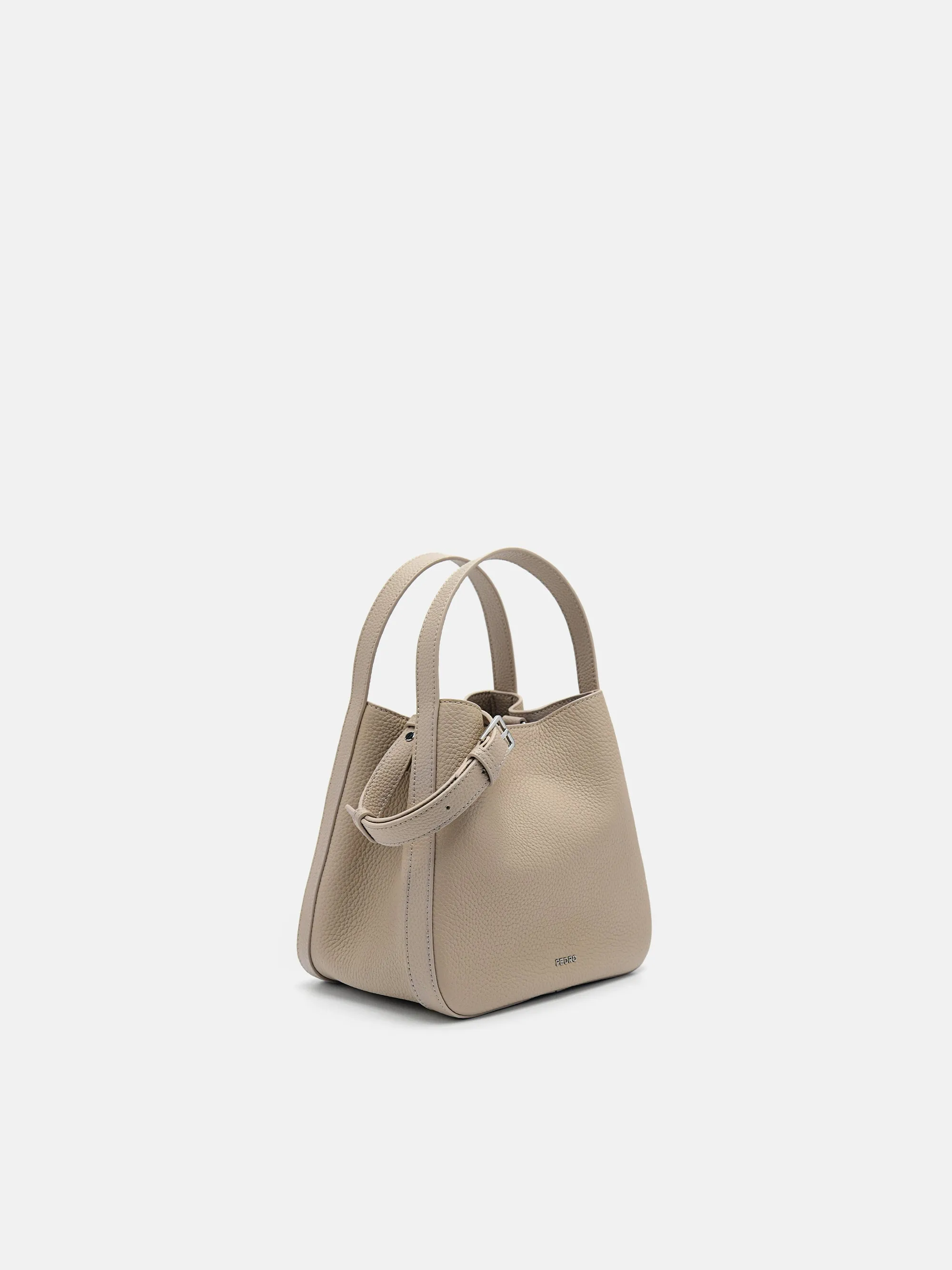 Demi Leather Bucket Bag