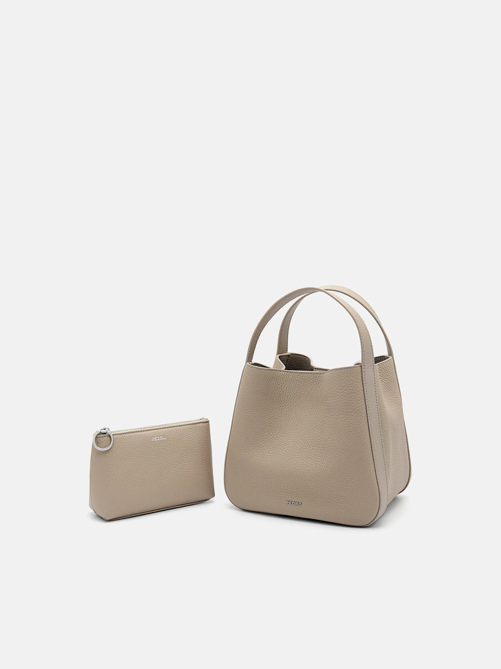 Demi Leather Bucket Bag