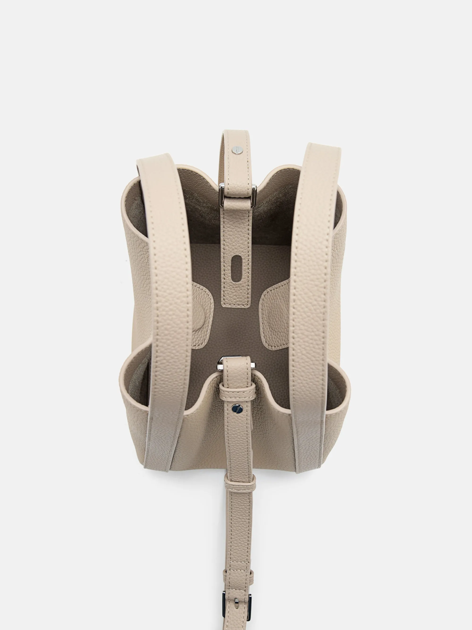 Demi Leather Bucket Bag