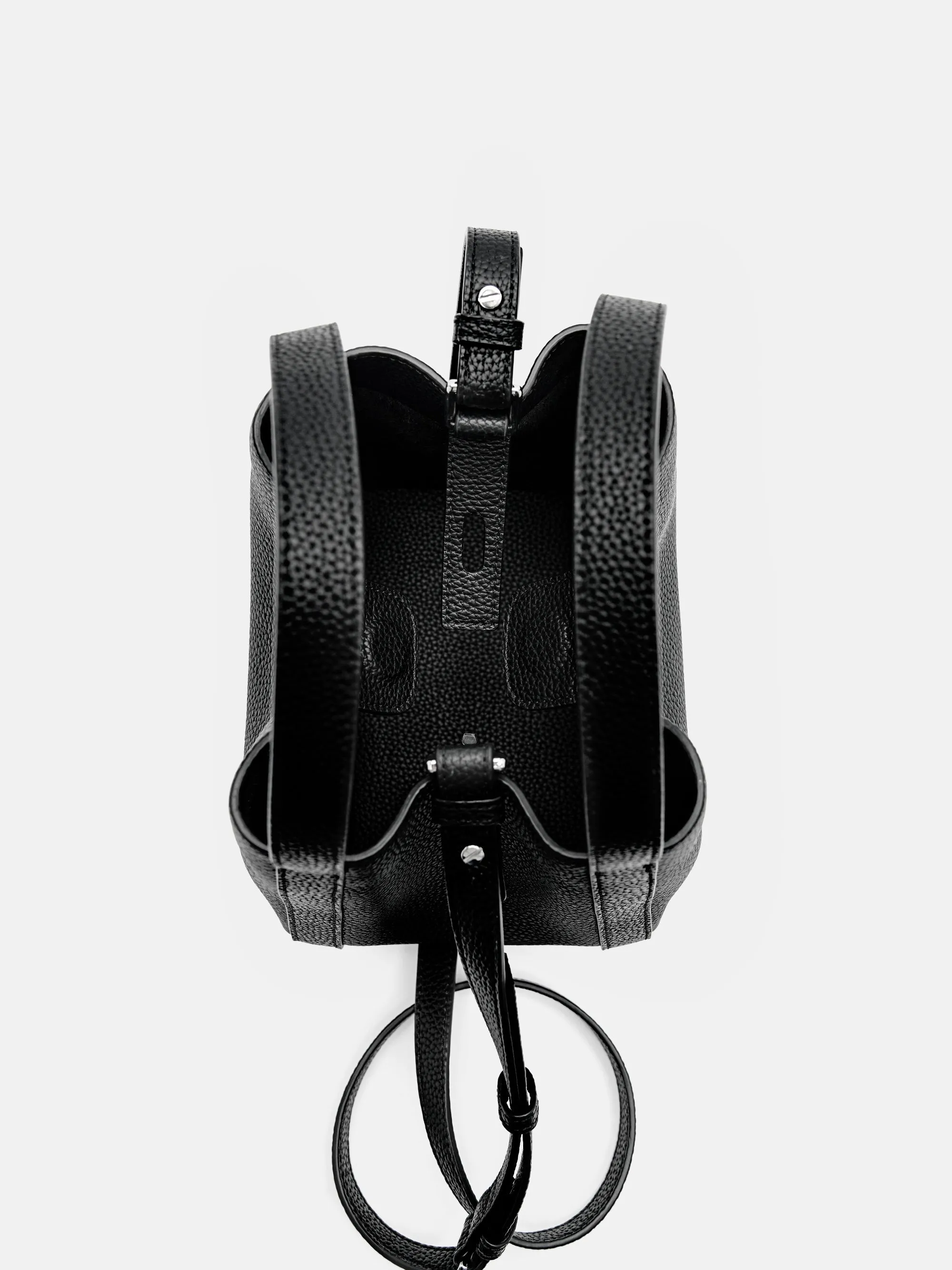 Demi Leather Bucket Bag