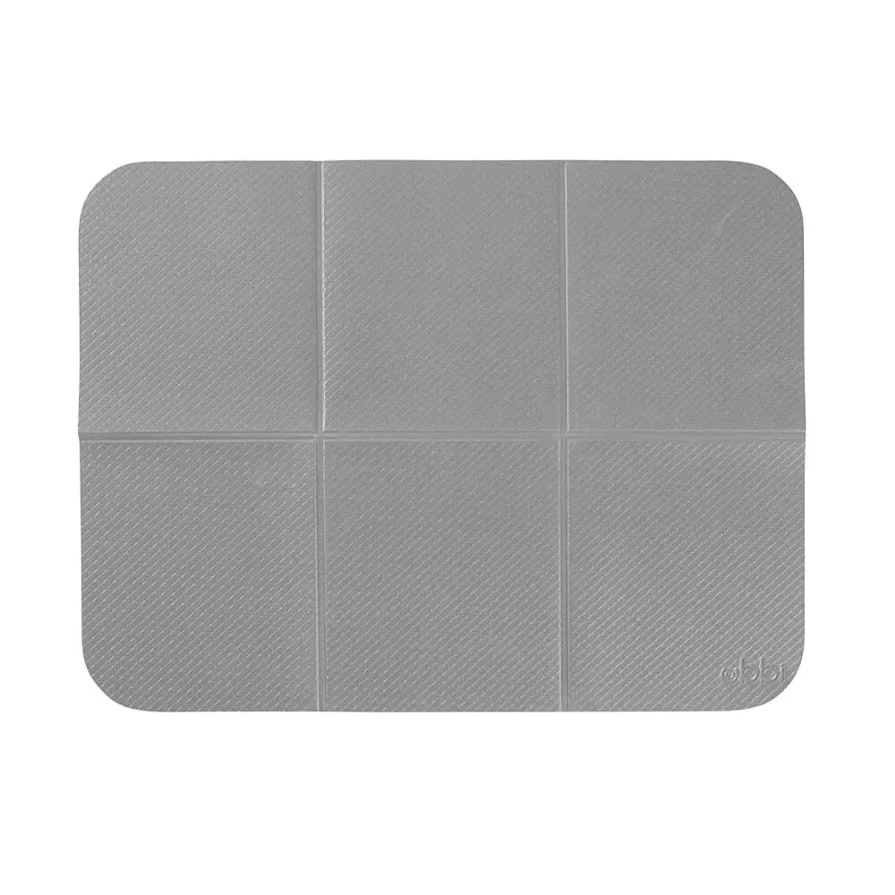 Diaper Storage Caddy and Changing Mat - Grey
