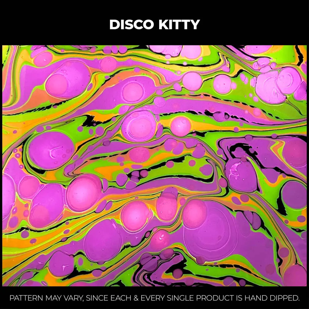 Disco Kitty UV Hydro-Dipped Fanny Pack