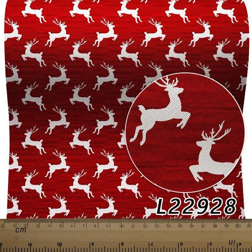 Elegant Christmas-Themed A4 Synthetic Leather - Premium 22*30cm Craftsmanship