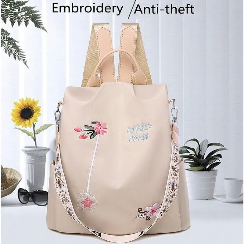 Embroidered Backpack