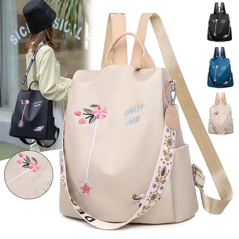 Embroidered Backpack