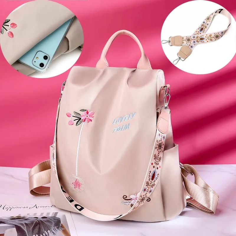 Embroidered Backpack
