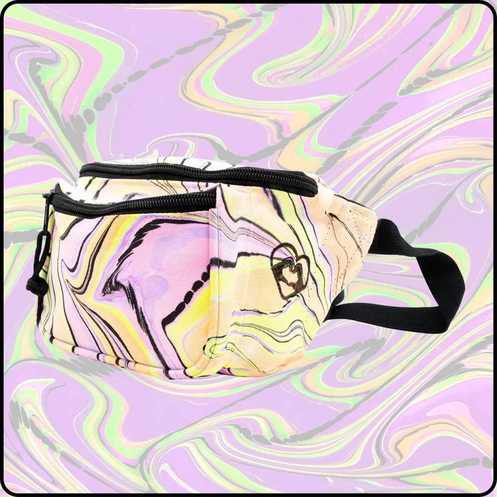 Fairy Fire UV Hydro-Dipped Fanny Pack