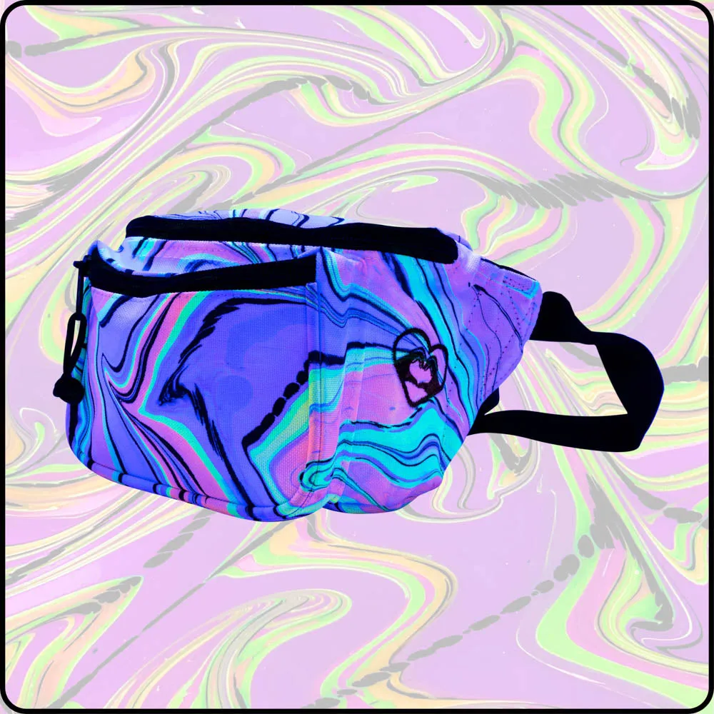 Fairy Fire UV Hydro-Dipped Fanny Pack