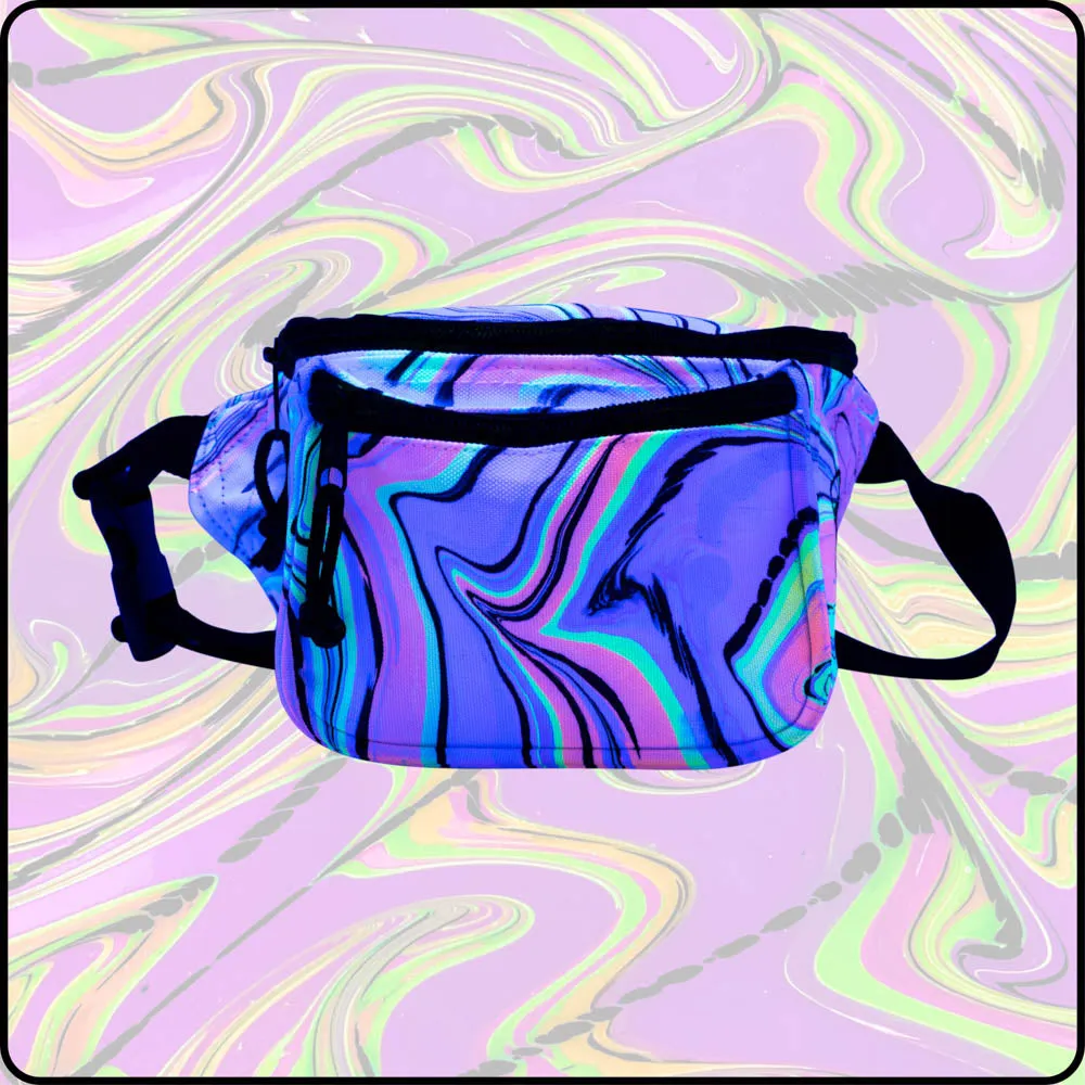 Fairy Fire UV Hydro-Dipped Fanny Pack