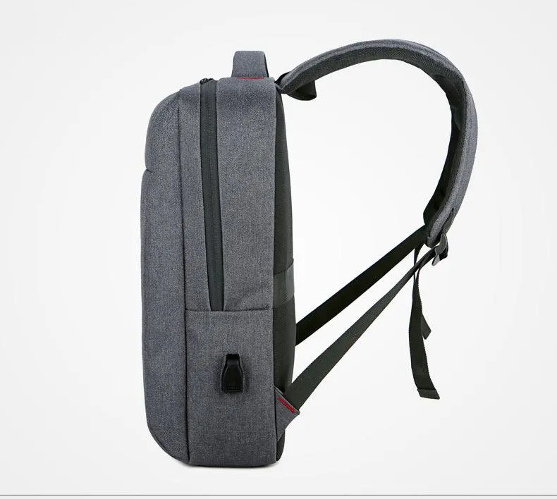 FastLink Anti-Theft Backpack Bags With Usb Charging Port -Black