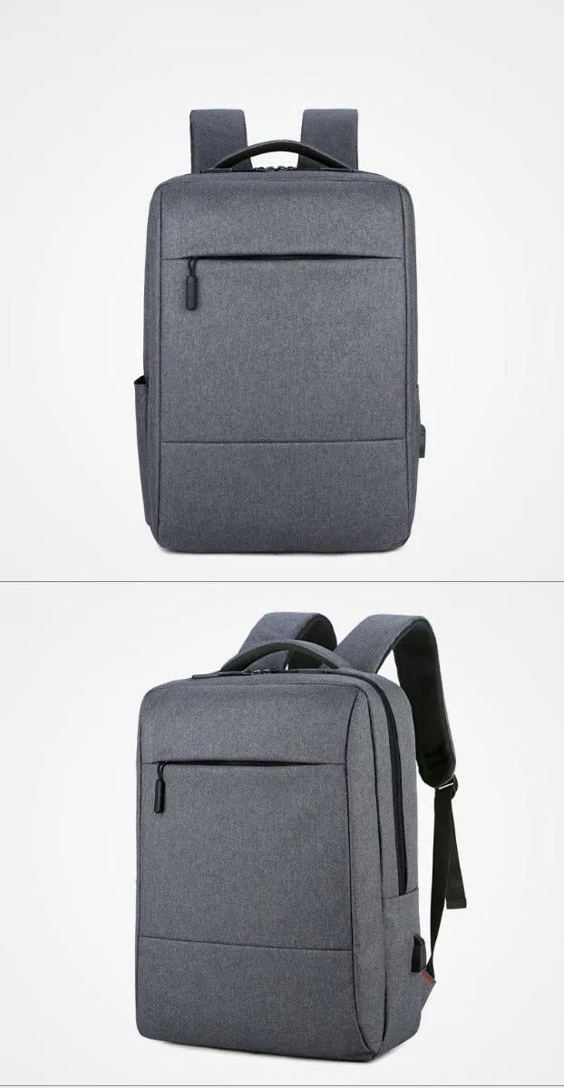 FastLink Anti-Theft Backpack Bags With Usb Charging Port -Black