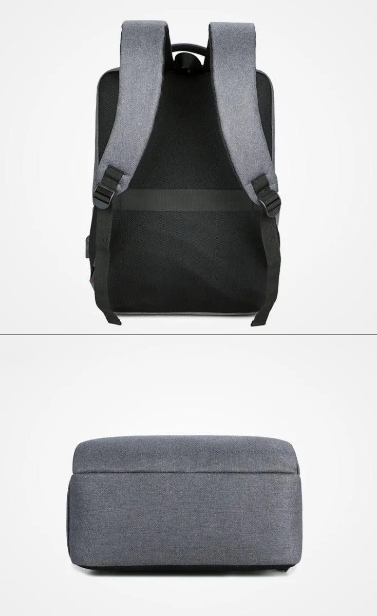 FastLink Anti-Theft Backpack Bags With Usb Charging Port -Black