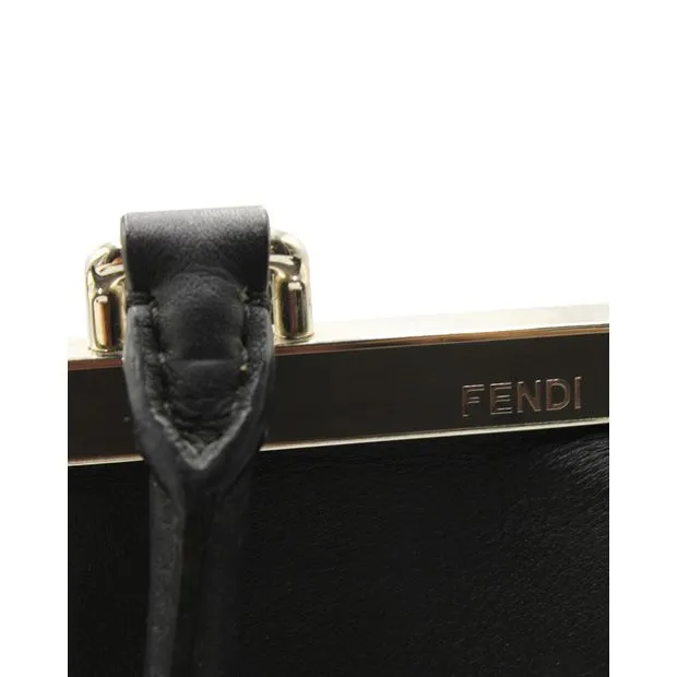 FENDI Black 3Jours Leather Handbag