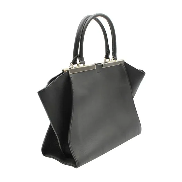 FENDI Black 3Jours Leather Handbag