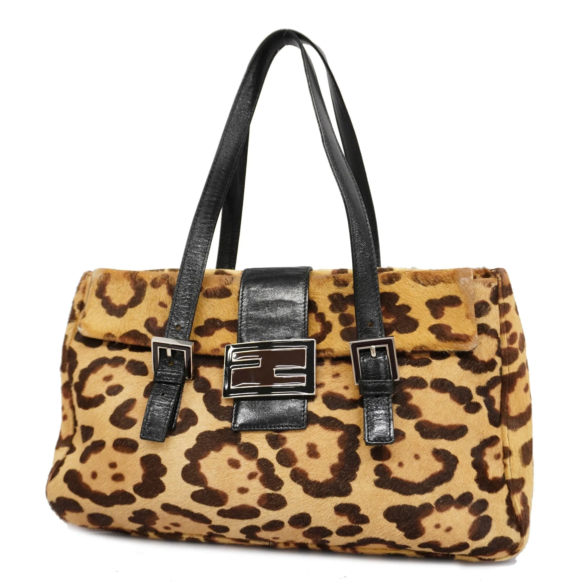 FENDI  Mamma Bucket Harako Women's Handbag Black,Brown