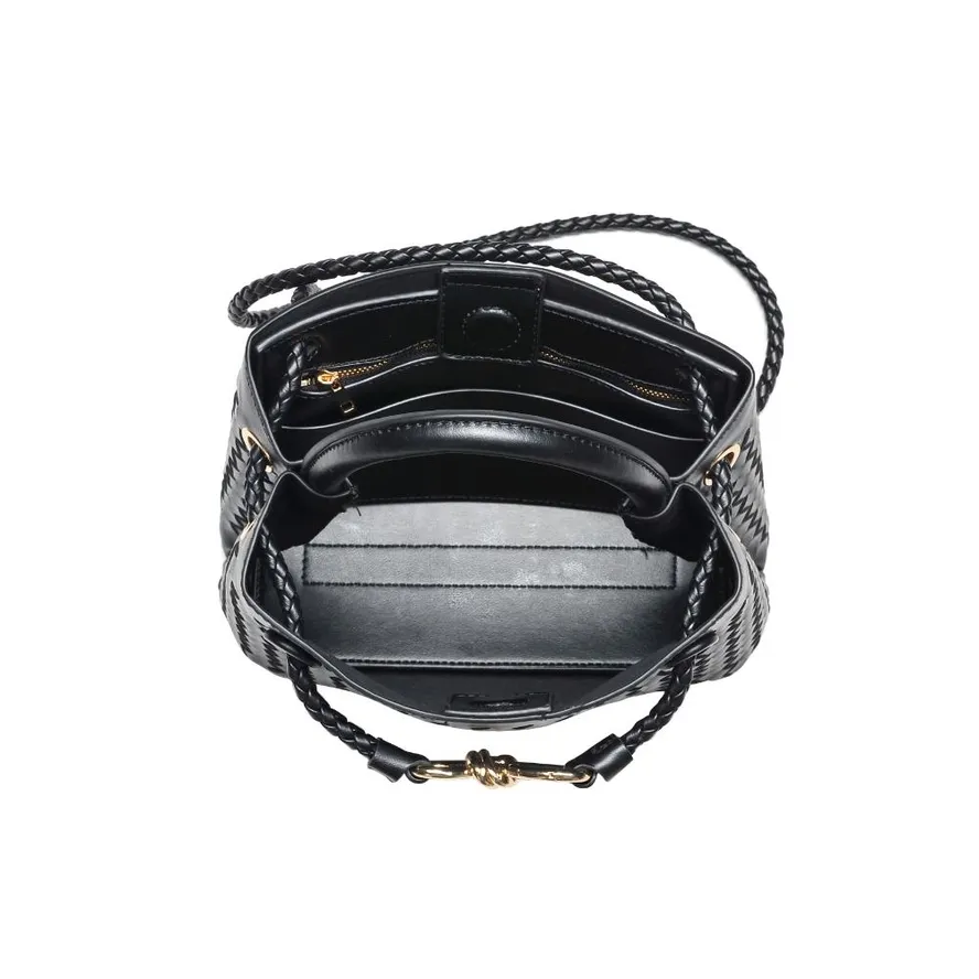 FINAL SALE!! Icon Woven Bow Purse in Black or Cream