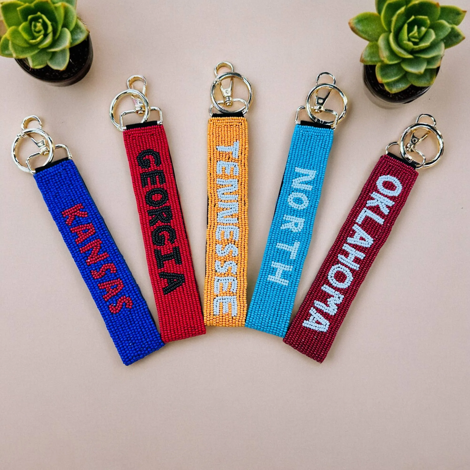 Game Day Beaded Wristlets : Missouri