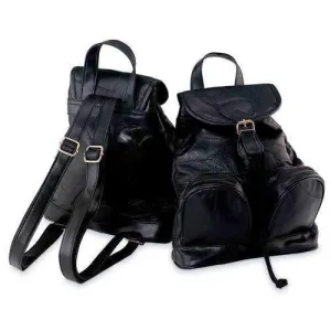 Genuine Lambskin Leather Backpack/Purse