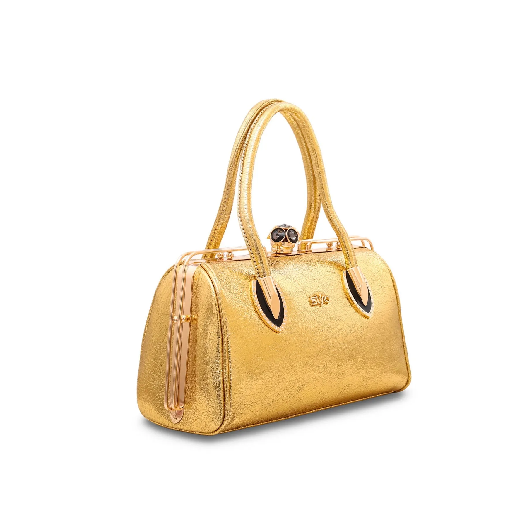 Golden Fancy Hand Bag P35828