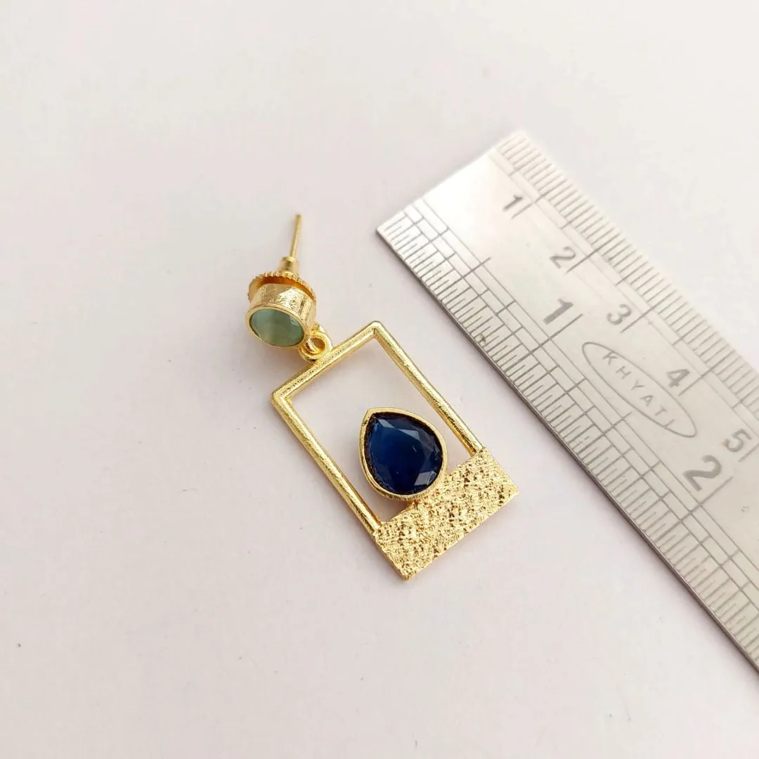Golden Square :  Light Green and Blue Combination