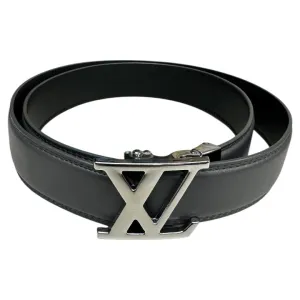 Grey Men's Luxury Belt Genuine Leather Sliver Buckle